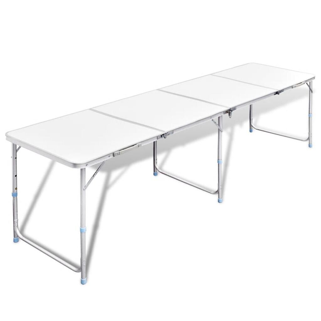 Kokkupandav laud telkimiseks, alumiiniumist 240 x 60 cm hind ja info | Matkamööbel | kaup24.ee
