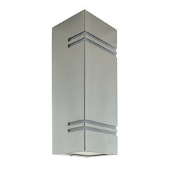 keler 2xgu10 inox hermeetiline laevalgusti STRÜHM 250 x 80 x 80 mm hind ja info | Laelambid | kaup24.ee