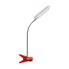 Красная clip настольная лампа smd led STRÜHM dori led, 360 x 160 x 65 мм цена и информация | Настольные лампы | kaup24.ee