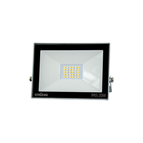 kroma led 20w hall 6500k smd led projektor STRÜHM 123 x 142 x 23 mm цена и информация | Aia- ja õuevalgustid | kaup24.ee