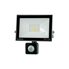 kroma led s 20w hall 4500k smd led-projektor liikumisanduriga STRÜHM 156 x 142 x 54 mm цена и информация | Уличное освещение | kaup24.ee