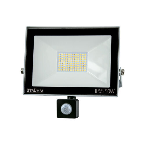 kroma led s 50w hall 4500k smd led-projektor liikumisanduriga STRÜHM 217 x 229 x 59 mm hind ja info | Aia- ja õuevalgustid | kaup24.ee