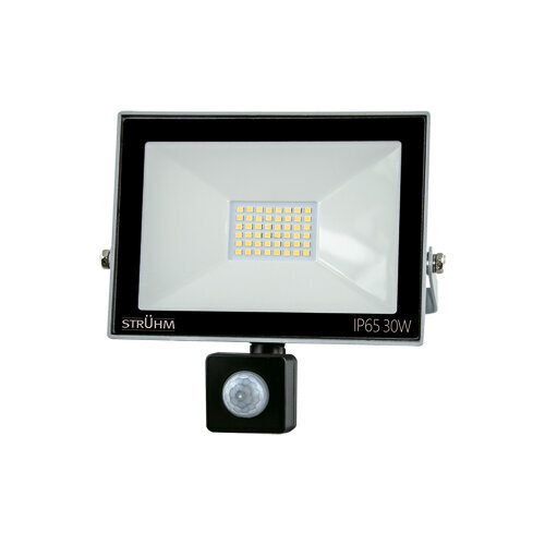 kroma led s 30w hall 6500k smd led-projektor liikumisanduriga STRÜHM 179 x 177 x 54 mm hind ja info | Aia- ja õuevalgustid | kaup24.ee