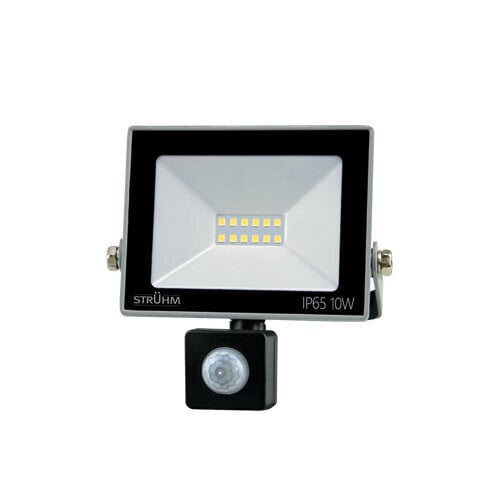 kroma led s 10w hall 4500k smd led-projektor liikumisanduriga STRÜHM 150 x 111 x 50 mm hind ja info | Aia- ja õuevalgustid | kaup24.ee