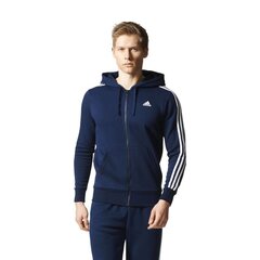 Мужской джемпер Adidas Essentials 3 Stripes, синий цена и информация | Мужские толстовки | kaup24.ee