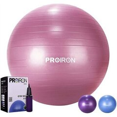 Võimlemispall pumbaga Proiron PRO-YJ01-9 55 cm, punane hind ja info | Võimlemispallid | kaup24.ee