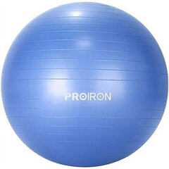 Võimlemispall pumbaga Proiron PRO-YJ01-4 65 cm, sinine hind ja info | Võimlemispallid | kaup24.ee