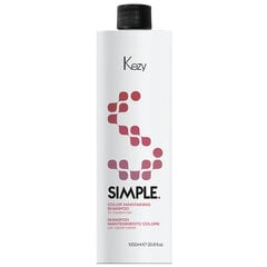 Шампунь для поддержания цвета окрашенных волос Kezy Simple Color Maintaining Shampoo 1000 мл цена и информация | Шампуни | kaup24.ee