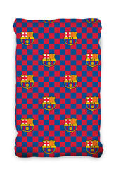 Laste kummiga voodilina FC Barcelona, 90x200 cm цена и информация | Простыни | kaup24.ee