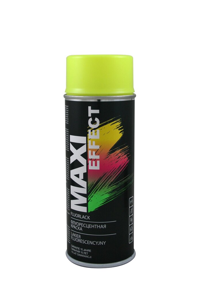 Fluorestsentskollane värv Motip Maxi, 400 ml hind ja info | Värvid | kaup24.ee