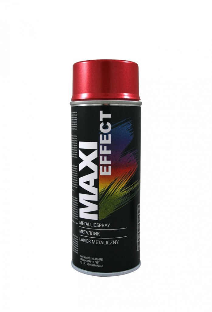 Metallik värv Motip Maxi, punane, 400 ml hind ja info | Värvid | kaup24.ee