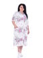 Naiste hommikumantel Pidzaama house, valge lilledega цена и информация | Naiste hommikumantlid | kaup24.ee