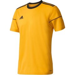 Футболка для мальчиков Adidas Squadra 17 Junior, желтая цена и информация | Рубашки для мальчиков | kaup24.ee