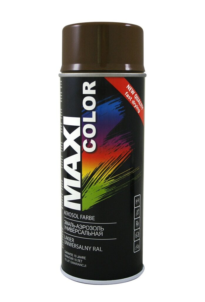 Läikiv värv Motip Maxi, pruun, 400 ml hind ja info | Värvid | kaup24.ee