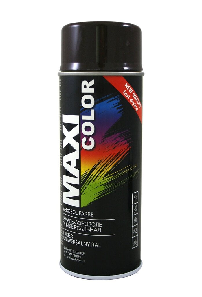 Läikiv värv Motip Maxi, must, 400 ml hind ja info | Värvid | kaup24.ee