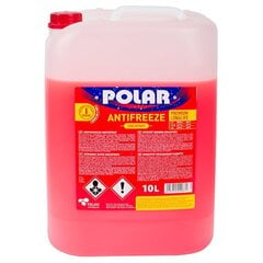 Antifriis Polar (punane), Kontsentraat 10L (pakendatud) цена и информация | Очищающие и охлаждающие жидкости | kaup24.ee
