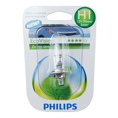 PHILIPS aвтомобильная лампа H1 12V 55W ECO blisteris цена и информация | Автомобильные лампочки | kaup24.ee