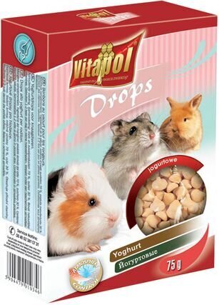 Näriliste joogitilgad pähklitega Vitapol, 75 g hind ja info | Toit väikeloomadele | kaup24.ee
