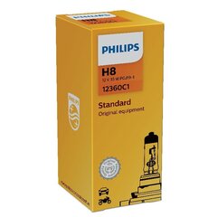 PHILIPS Автомобильная лампa H8 12V 35W PGJ19-1 1.шт. цена и информация | Автомобильные лампочки | kaup24.ee