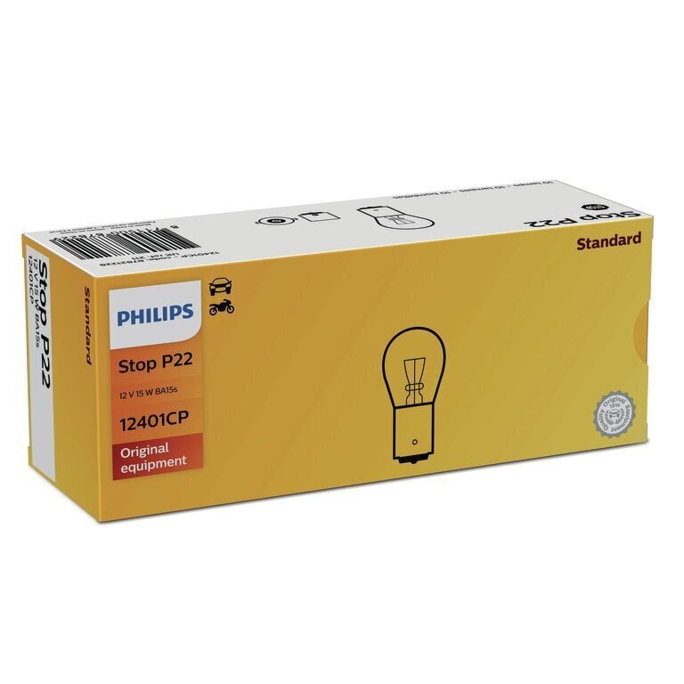 Autopirn Philips 12V P22 15W BA15s цена и информация | Autopirnid | kaup24.ee