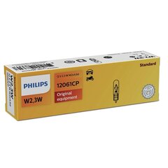 PHILIPS Автомобильная лампa 12V W1,2W W2x4.6d цена и информация | Автомобильная ксеноновая лампа D2R 6000К (Китай) | kaup24.ee