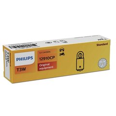 PHILIPS Автомобильная лампa 12V T3W BA9s цена и информация | Автомобильные лампочки | kaup24.ee