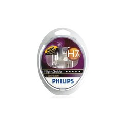 PHILIPS aвтомобильная лампа H7 12V 55W PX26d Night Guide S 2 шт blisteris цена и информация | Philips Автотовары | kaup24.ee