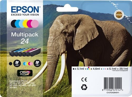 Epson Multipack 6-colours 24 Claria Phot hind ja info | Tindiprinteri kassetid | kaup24.ee