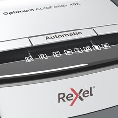 Автоматический уничтожитель документов Rexel Optimum AutoFeed+ 45X цена и информация | Шредеры | kaup24.ee