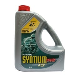 Mootoriõli Petronas Syntium Moto 4 SP 10W-40 4L hind ja info | Mootoriõlid | kaup24.ee