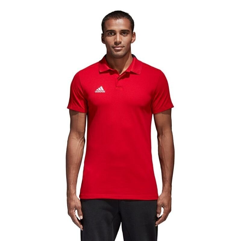 Meeste polosärk Adidas Condivo 18 CO Polo M, punane hind ja info | Meeste spordiriided | kaup24.ee