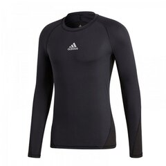 Poiste T-särk Adidas Junior Ask Ls Tee Y CW7324, must цена и информация | Рубашки для мальчиков | kaup24.ee