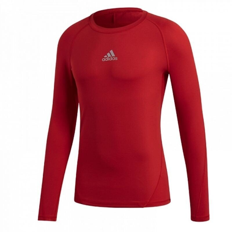 Poiste termosärk Adidas Junior Ask Ls Tee, punane hind ja info | Poiste särgid | kaup24.ee