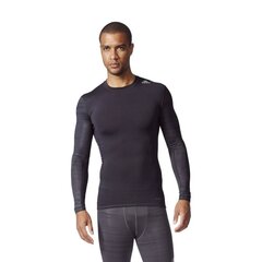 Meeste särk Adidas Tech Fit, must hind ja info | Meeste spordiriided | kaup24.ee