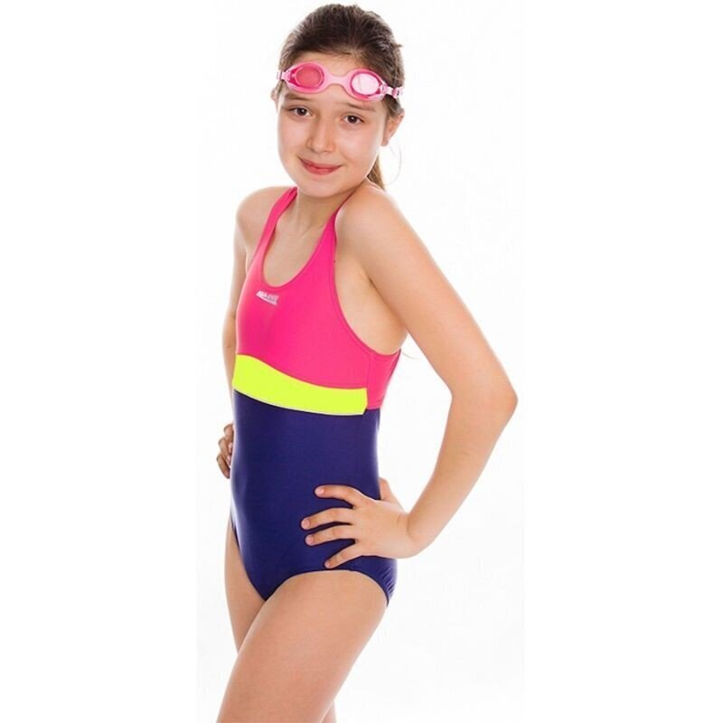 Tüdrukute ujumistrikoo Aqua-Speed ​Junior Emily roosa-lilla, 44105 hind ja info | Tüdrukute trikood | kaup24.ee