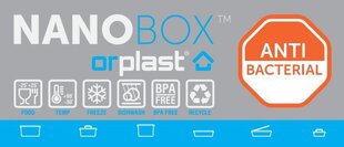 Коробка для хранения вещей Orplast NANOBOX, 2 л цена и информация | Посуда для хранения еды | kaup24.ee