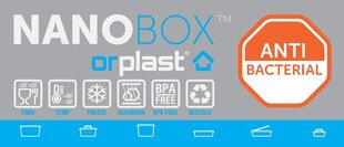 Коробка для хранения вещей Orplast NANOBOX, 3,1 л цена и информация | Ящики для вещей | kaup24.ee