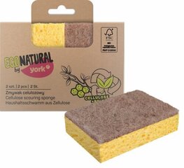 York pesukäsnad Eco Natural, 2 tk. hind ja info | Puhastustarvikud | kaup24.ee