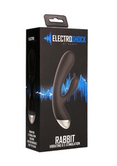 Двойной стимулятор Electroshock Rabbit Black цена и информация | Вибраторы | kaup24.ee