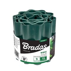 Muruääris laineline Bradas, roheline 10cm x 9m hind ja info | Aiad ja tarvikud | kaup24.ee