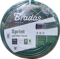 Kastmisvoolik Sprint ½" Bradas, 50 m hind ja info | Kastekannud, voolikud, niisutus | kaup24.ee