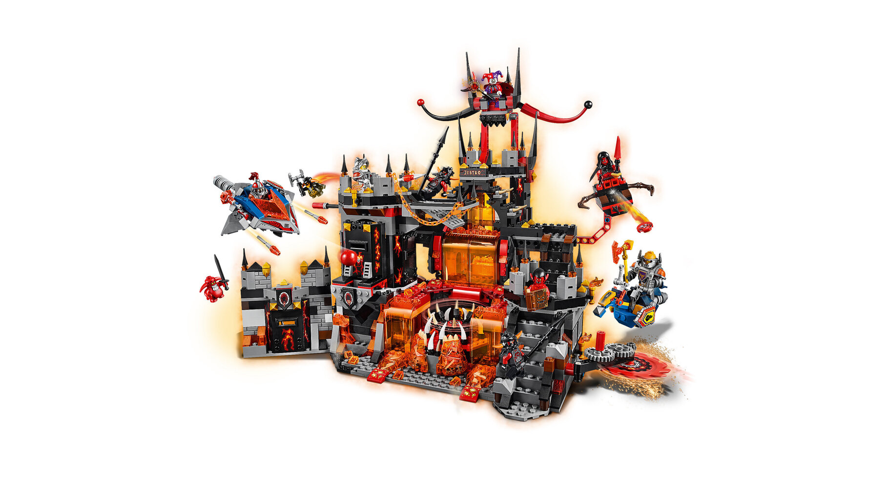 70323 LEGO® NEXO KNIGHTS Jestro's Volcano Lair цена и информация | Klotsid ja konstruktorid | kaup24.ee