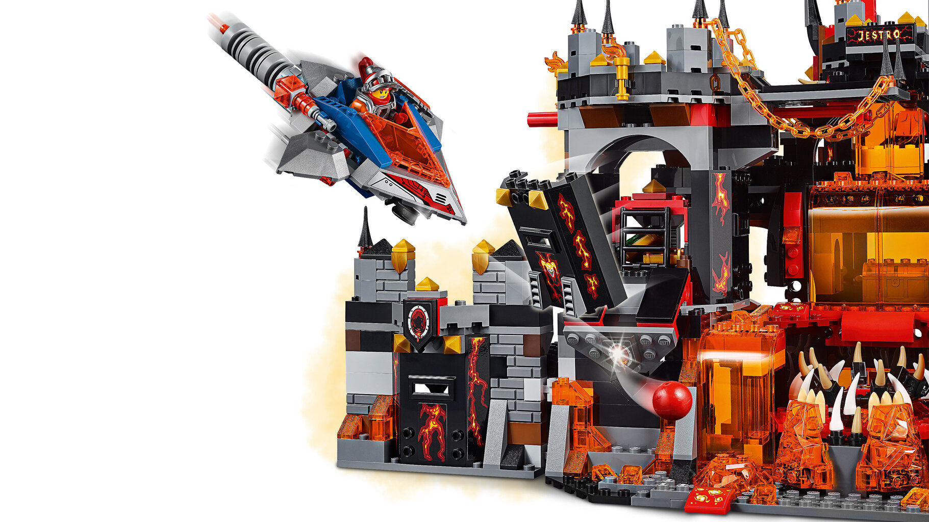 70323 LEGO® NEXO KNIGHTS Jestro's Volcano Lair цена и информация | Klotsid ja konstruktorid | kaup24.ee