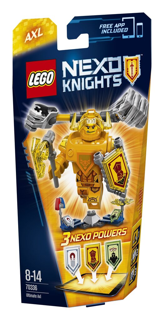 70336 LEGO® NEXO KNIGHTS Vägev Axl цена и информация | Klotsid ja konstruktorid | kaup24.ee