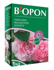 Гранулированное удобрение для роз BIOPON, 1 кг цена и информация | Рассыпчатые удобрения | kaup24.ee
