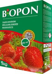 Granuleeritud maasikaväetis BIOPON, 1 kg цена и информация | Рассыпчатые удобрения | kaup24.ee