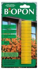 Удобрение в палочках для балконных растений BIOPON, 30 шт. цена и информация | Рассыпчатые удобрения | kaup24.ee