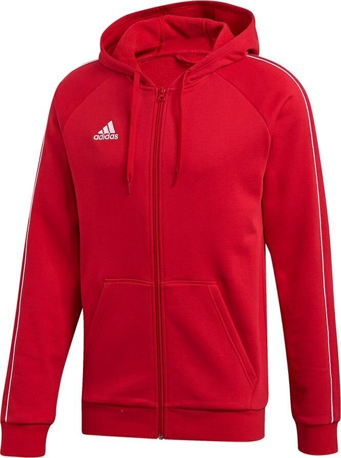 Dressipluus meestele Adidas Core 18 Fz FT8071, punane цена и информация | Meeste pusad | kaup24.ee