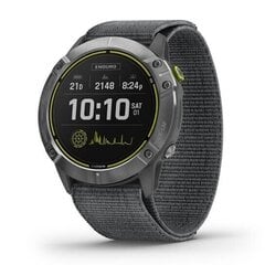 Garmin Enduro Steel/Gray UltraFit Nylon цена и информация | Смарт-часы (smartwatch) | kaup24.ee