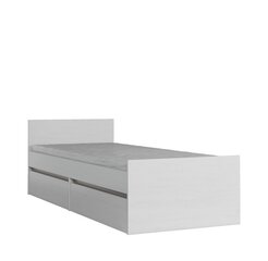 Кровать Mati L1, 90x200 cм, белый цвет цена и информация | Кровати | kaup24.ee